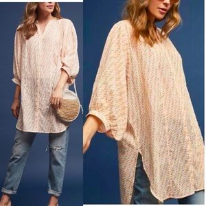 Anthropologie Maeve Yarn-dyed Tunic